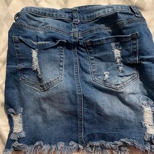 Denim Mini Skirt